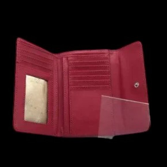 Kenneth Cole Reaction Billfold Wallet Pink Envelope Style - Picture 6 of 12